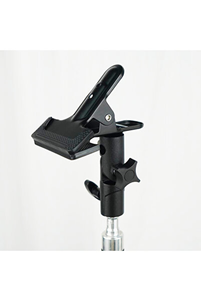 Choice مشبك عاكس مشبك حامل عاكس محول دوار لولبي 1/4 3/8 حامل ضوء مشبك عاكس صورة