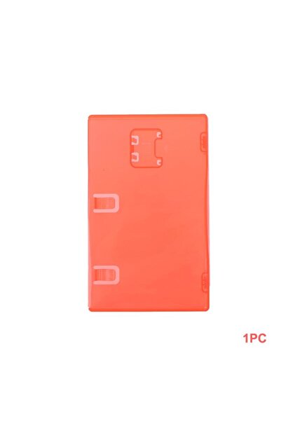 JETTING حامل بطاقات ألعاب شفاف أحمر A1 1/3/5 لجهاز Switch 2 - حقيبة تخزين صغي...