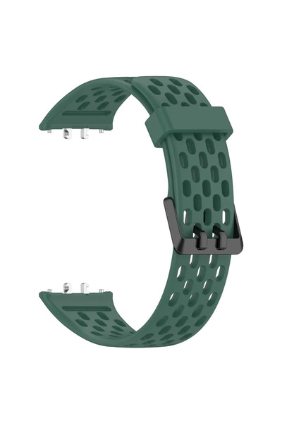 Choice Samsung Galaxy Fit3 Dark Green Breathable Straps for Samsung Galaxy FIT 3 Silicone Band Women Men So