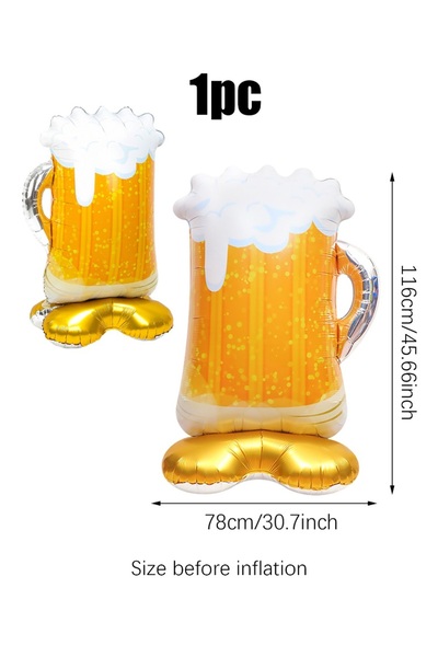 Choice قطعة واحدة أخرى من البالونات المصنوعة من رقائق الألومنيوم على شكل كوب ...