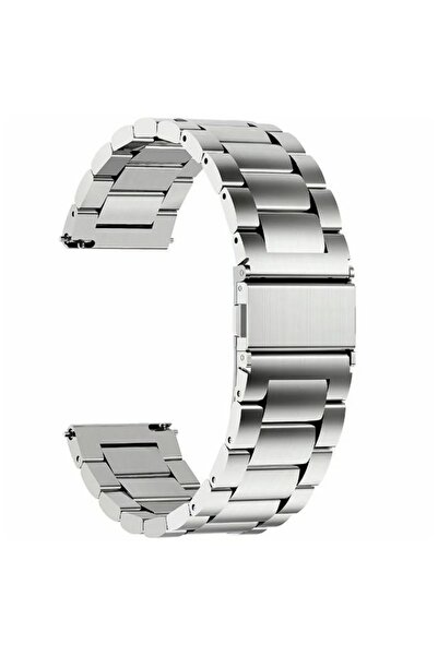 Choice سوار ساعة فضي مقاس 18 مم 18 مم 20 مم 22 مم، سوار ساعة من الفولاذ المقا...