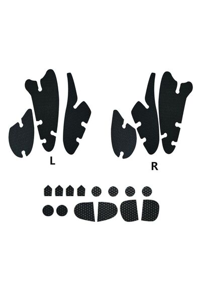 Choice ملصق حماية أزرق فاتح مضاد للانزلاق ومقبض مقبض اللعبة مقاوم للغبار لجهاز التحكم PS5 EDGE