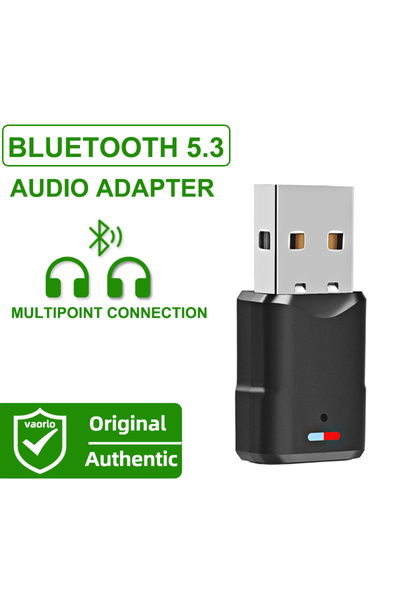 Choice Black Bluetooth 5.3 Wireless Audio Transmitter for PS5 PS4 TV PC bluetooth Headset Bluetooth Audio A