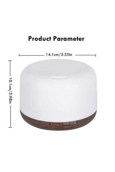 Choice جهاز ترطيب الهواء برائحة الخشب الداكن مع جهاز توزيع الزيوت العطرية الليلي الملون