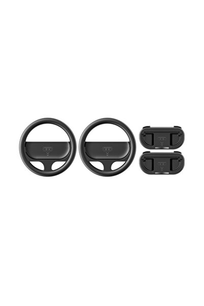 Choice SW214B Steering Wheel & Grip for Switch 2 JoyCon Racing Wheel with Detachable Controller Grip Switch