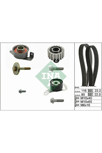 FAG Set Curea De Distributie Ford Courier Pick-Up/Escrt 6/Escrt Classic Mazda...