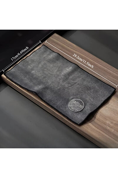 Choice منشفة شاي 29.2 × 17 سم 01 منشفة شاي ماصة للماء مفرش طاولة قهوة سميك أدوات شاي زين