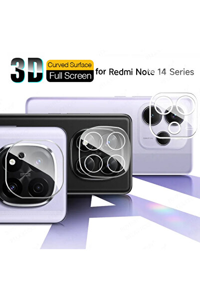Choice RedmiNote14 Pro 5G 3 Pieces 3Pcs Tempered Glass Camera Cover For Xiaomi Redmi Note 14 Pro+ Note14 Pr