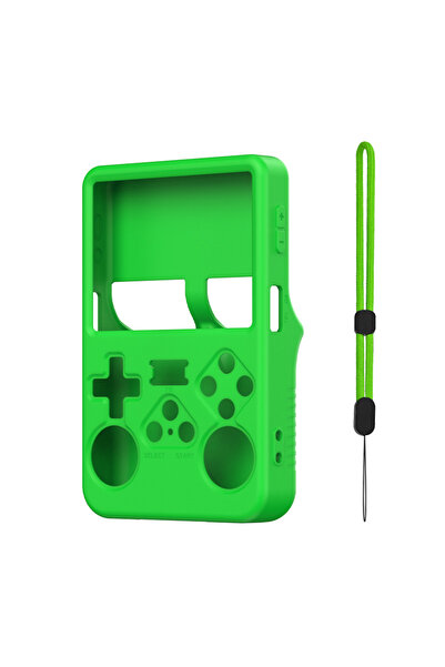 Choice7 green Color Silicone Protective Case for R36S Handheld Game Cole Anti...