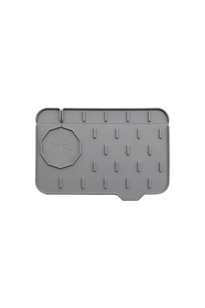 Choice1 حصيرة صنبور من السيليكون الرمادي بمقبض وصينية تجميع التنقيط للاستخدام...