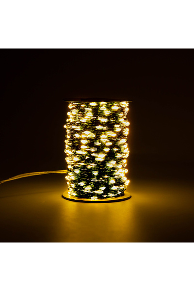 Choice 20 متر 200 مصباح LED أبيض دافئ أخضر كابل سلسلة أضواء LED أضواء خرافية ...