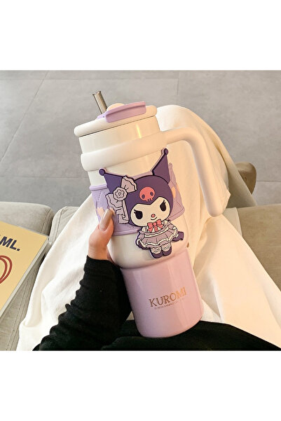 Choice 900ML Kuromi 01 Sanrio Kuromi Thermos Bottle 316 Stainless Steel Vacuu...