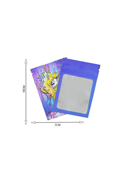 Choice 50pcs pattern2 50Pcs Multi Purpose Plastic Packaging Bag Wateproof Food Ziplock Pouch Spice Herb Sto