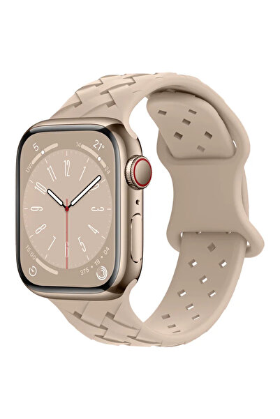 CAOWTAN 38 40 41 مم حزام رملي وردي لساعة Apple Watch Band Ultra 49 مم 44 مم 4...