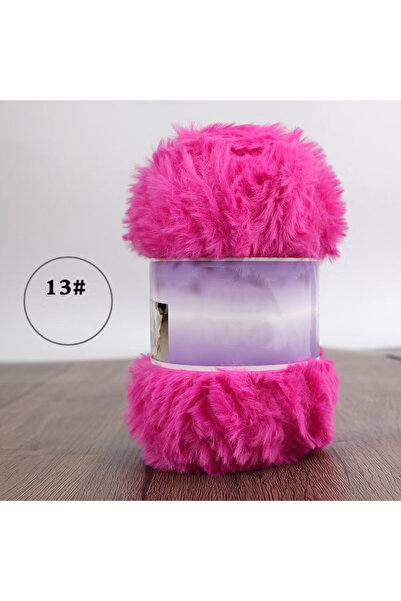 Choice 13 خيطًا من الفرو الصناعي بلون أحمر وردي، وزن 200 غرام، لحياكة النعال ...