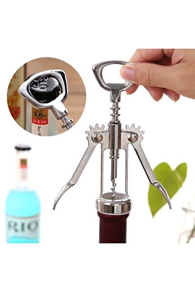 Choice One pack 1pc Stainless SteelWine Corkscrew Wine Opener Multifunctional Zinc Alloy Stainless Corkscre