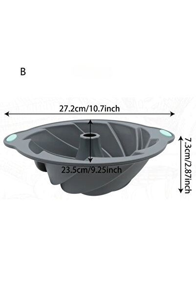 Choice مجموعة قوالب خبز سيليكون B، قوالب كيك متعددة الاستخدامات، قوالب خبز غي...