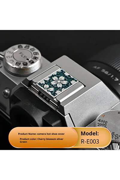 Choice غطاء الحذاء الساخن المعدني بتصميم زهرة الكرز Y05 لكاميرات نيكون، فوجي ...