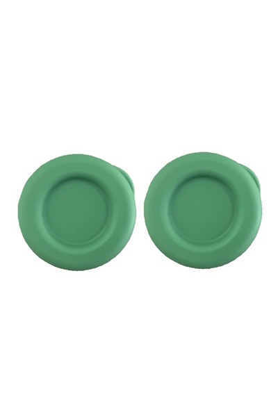 Choice أغطية بديلة من السيليكون باللون الأخضر، قطعتان، قابلة لإعادة الاستخدام...