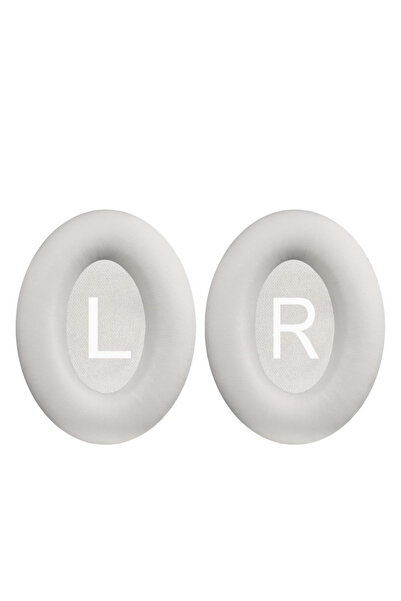 Choice Snow Replacement Ear Pads Cushions for Bose QC45 QuietComfort 45 Headphone Softer Protein Leather Ea