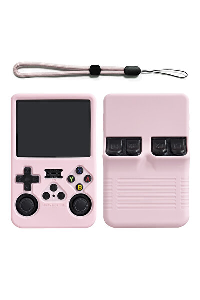 Choice Pink Protective case For R36S Silicone Case Soft 360° drop protection Case For R36s Handheld Game Co