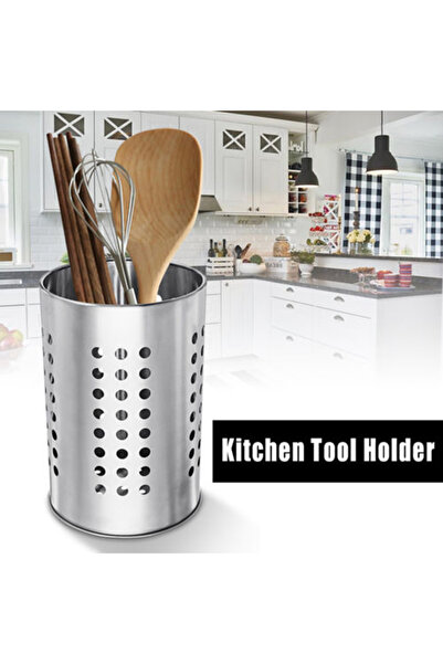 Vibra Tite 10x12.5 سم 1 قطعة حامل أدوات مائدة منظم مصفاة ملعقة شوكة عيدان تنا...