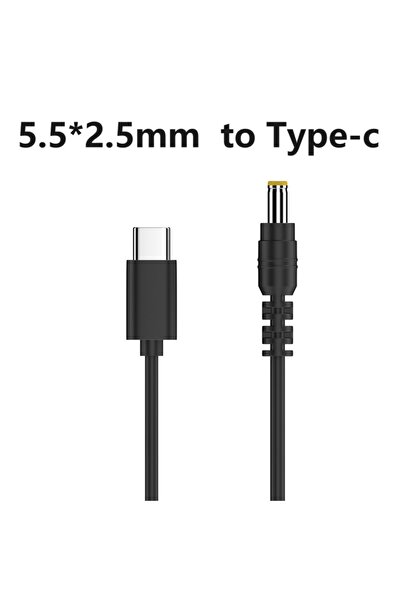 Choice18 12V 55 25 9V/12V/15V 20V 3A USB C Type-C to DC 5.5 2.1 PD deception ...