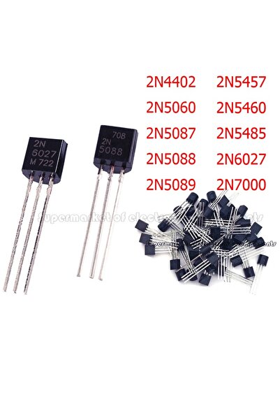 Choice6 2N5060 10PCS 2N4402 2N5060 2N5087 2N5088 2N5089 2N5457 2N5460 2N5485 ...