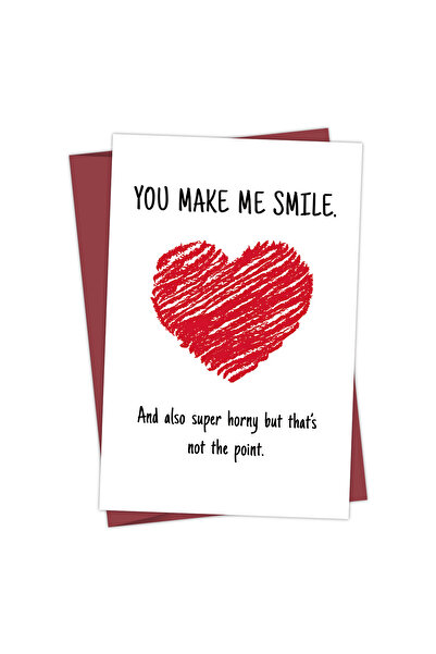 Choice 20.8 × 13.7 سم، مجموعة واحدة من بطاقة الذكرى السنوية المشاغبة مع مظروف...