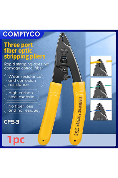Choice 1pc CFS-3 CFS-3 Three-port Fiber Optical Stripper Pliers Wire Stripper...