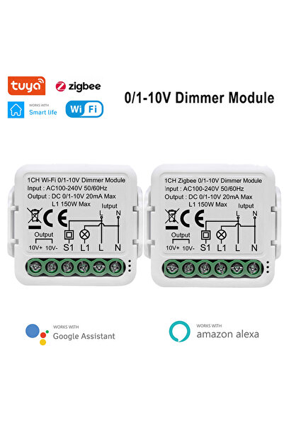 Choice Zigbee 0-10V Dimmer Tuya Smart Zigbee3.0 0/1-10V LED Dimmer Switch Module Wifi Controller Push Dimme