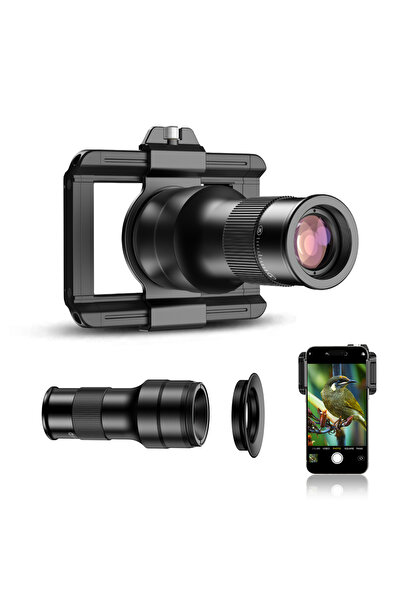 Choice 2in 1 lens kit APEXEL 2in1 Telephoto Macro Lens Observation 6X Telescope Lens for iPhone/Android Pho