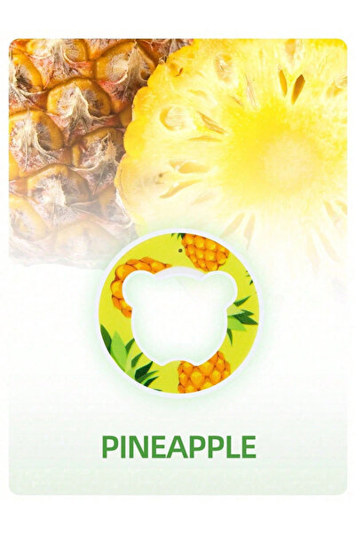 Choice حلقات نكهة الأناناس متعددة النكهات، قطعة واحدة، لأكواب الماء، حلقات نك...