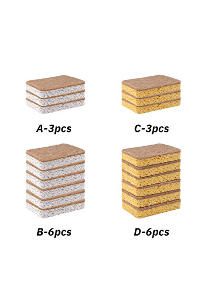 Choice3 C 6pcs piece kitchen cleaning brush set, biodegradable compostable ce...