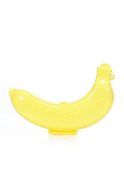 Choice صندوق حماية الموز الأصفر، حامل لحفظ الطعام أثناء السفر في الهواء الطلق، حاوية تخزين بلاستيكية منظمة