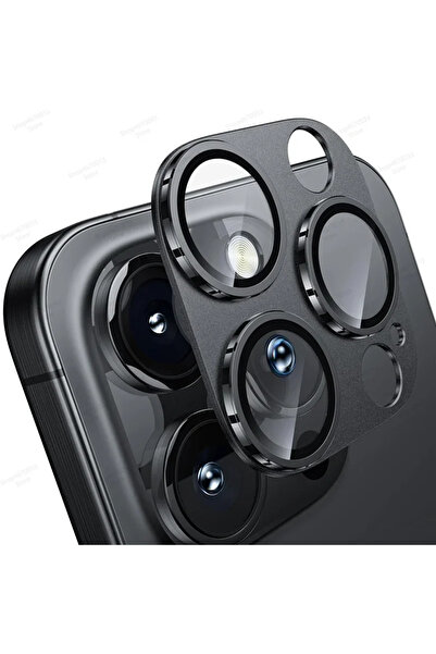 Choice أخرى 16 برو ماكس - 16 برو أسود 1 قطعة زجاج حماية الكاميرا لآيفون 16 15...