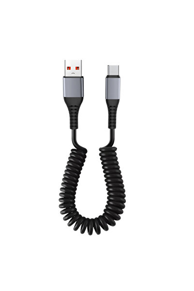 Choice كابل بيانات USB-C بطول 25 سم إلى 1 متر للسيارة، سلك شحن سريع قصير 6 أم...