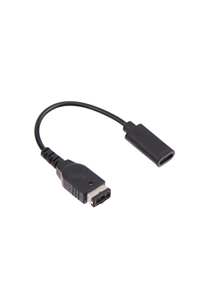 KOQZM كابل شاحن وحدة تحكم ألعاب USB أسود مقاس واحد قطعة واحدة لـ SP/ GBA/GameBoy/DS