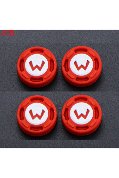 JCD D 4pcs Silicone Analog Joystick Grips For Switch JoyCon Controller Thumb Sticks Cap Skin for Sw.