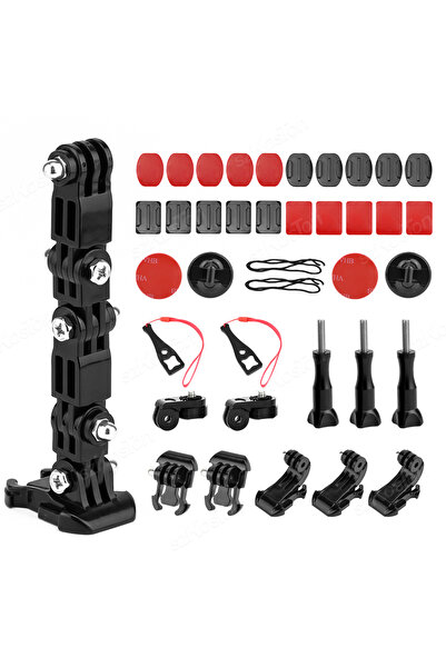 Choice طقم خوذة دراجة نارية Kit D لكاميرا GoPro Hero 13 12 11 10 9 Action Cam...