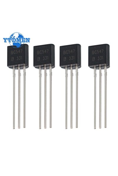 YTDMEN 100PCS BC547B BC547 TO-92 Bipolar Transistors BJT NPN 45V 100mA Transistor Kit