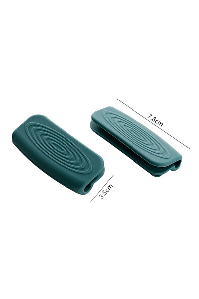 Choice Grey 1Pair Of Silicone Handles Anti-Scalding Non-Slip SilicOne Pot Han...