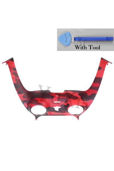 Choice شريط زخرفي لمقبض عصا التحكم لجهاز بلاي ستيشن 5، قطعة واحدة باللون الأح...