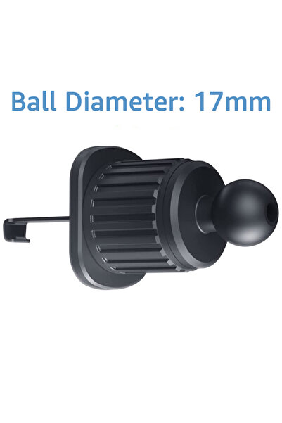 Choice Swivel hook-01 Universal Car Air Vent Clip Mount 17mm Ball Head Base f...