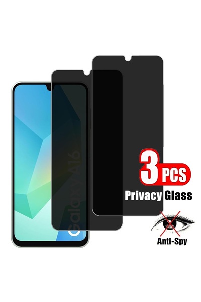 Choice Privacy Tempered 3Pcs For Samsung A16 3Pcs Privacy Tempered Glass For ...
