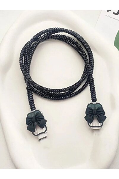 Choice غطاء حماية لكابل بيانات آيفون وآيباد أسود، كابل شحن مضاد للكسر، مناسب ...