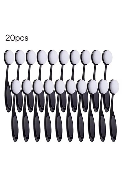 Choice مجموعة فرش الرسم والتلوين المسطحة المكونة من 20 قطعة من 10/20/50 قطعة من فرش المزج الناعمة للرسم والتلوين من أجل قصاصات السيارات بنفسك