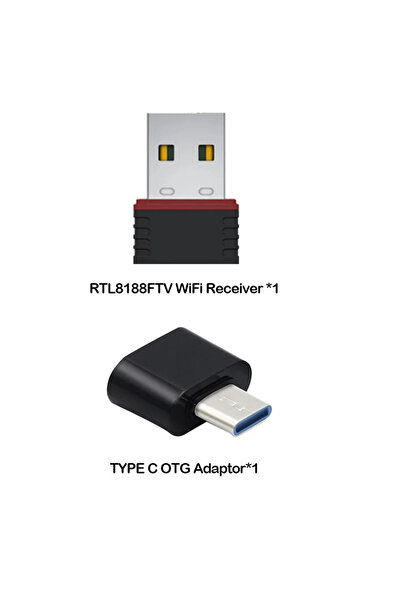 Choice WIFI و TYPEC-OTG R36S (WiFi) RTL8188FTV USB Dongles ومحول TYPE C OTG ل...