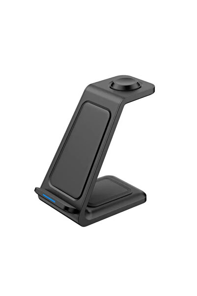 Choice حامل شاحن لاسلكي 3 في 1 أسود، محطة شحن سريع 30 وات لأجهزة iPhone 16 15...