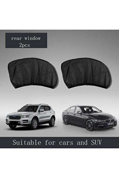 Choice rear window 2pcs Car Sunshade Curtains Universal Side Window Shades SUV Curtains Protection Repellen